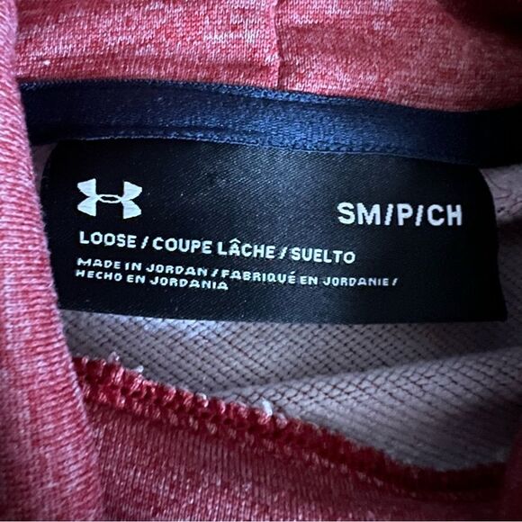 Under Armour UA Freedom Funnel Neck Women’z Sz Small Stadium Red GUC - Picture 4 of 16